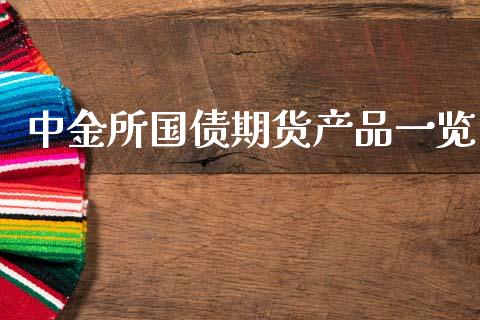 中金所国债期货产品一览_https://www.qmgjg.com_恒生指数是什么_第1张
