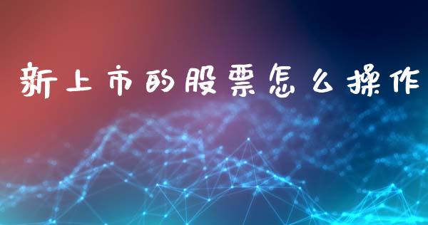 新上市的股票怎么操作_https://www.qmgjg.com_香港恒生指数_第1张