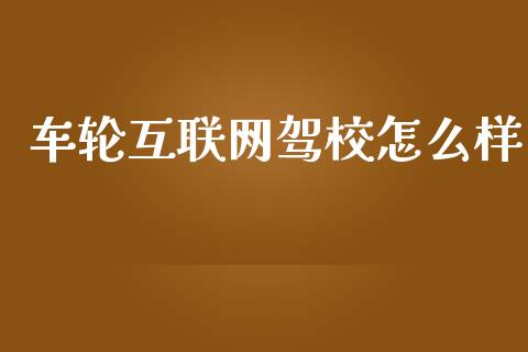 车轮互联网驾校怎么样_https://www.qmgjg.com_港股恒生指数_第1张