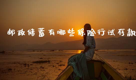 邮政储蓄有哪些保险行试存款_https://www.qmgjg.com_香港恒生指数_第1张